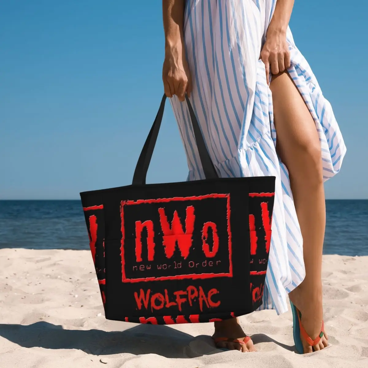 Yoga Fitness World - Torba plażowa NWO New World Order