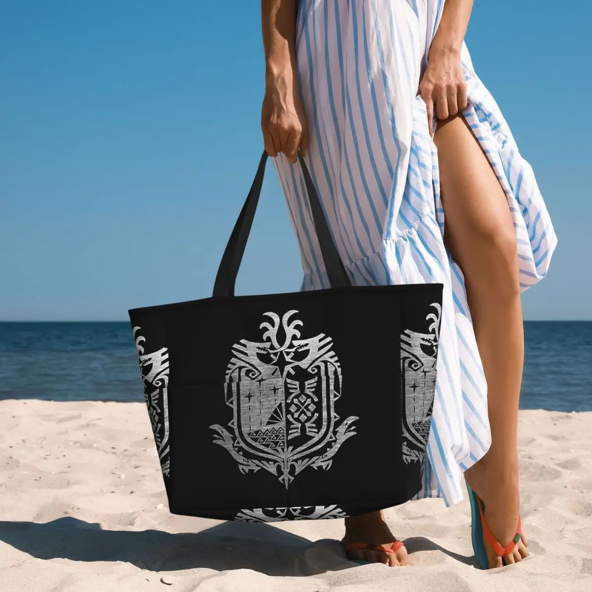 Yoga Fitness World - Torba plażowa Monster Hunter World, torba