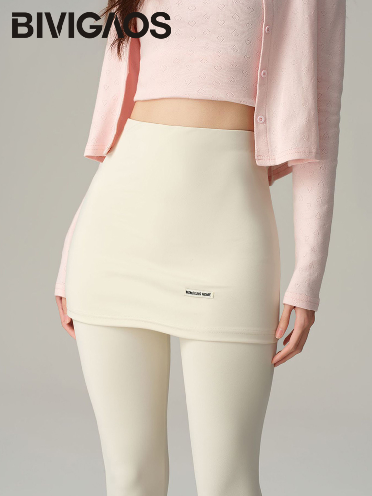 Oxygen Yoga & Fitness Joshua Creek - BIVIGAOS Nowe Lekkie Oddychające Legginsy Spódnico-spodenki