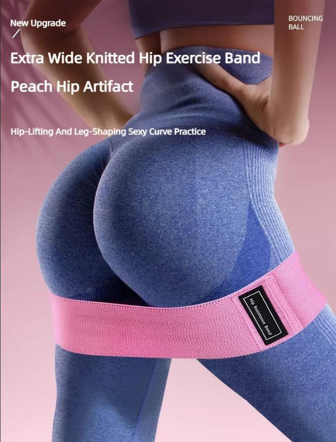 Yoga Fitness Resistance Band - 3 szt. Gumowe taśmy oporowe do