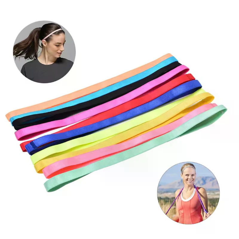 Stretch Strap Yoga - Cienkie sportowe opaski na głowę dla