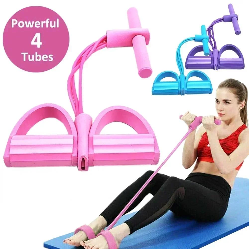 Yoga Fitness Resistance Band - Elastyczne taśmy oporowe 4/6 poziomów z