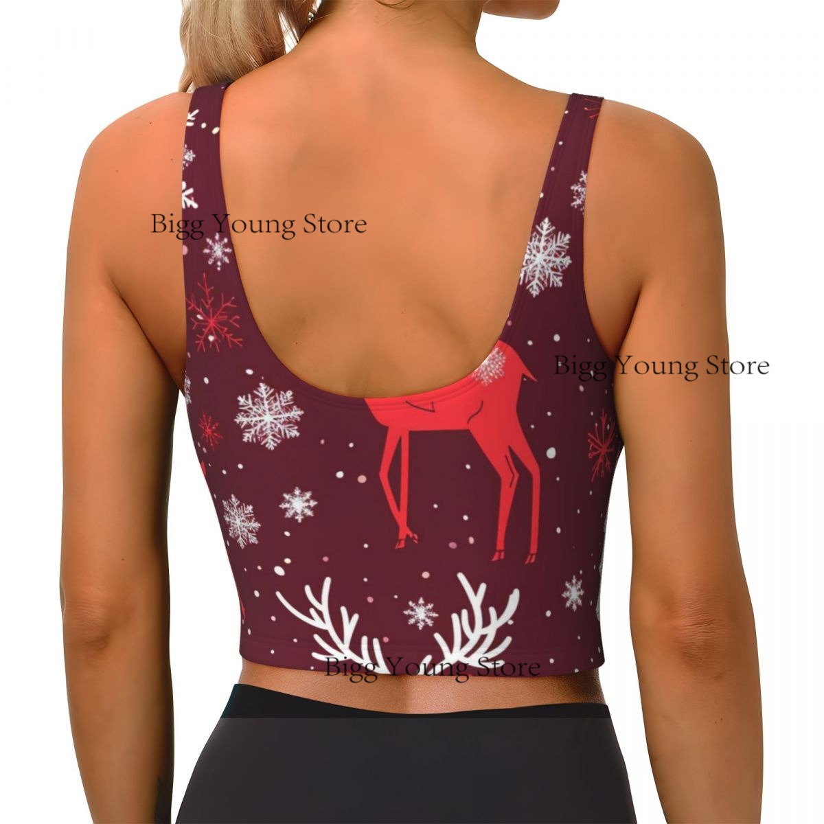 Biustonosz sportowy damski do  – Yoga Fitness Wallpaper recenzja i cena