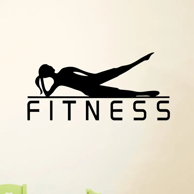 Naklejka winylowa z motywem dz – Yoga Fitness Wallpaper recenzja i cena