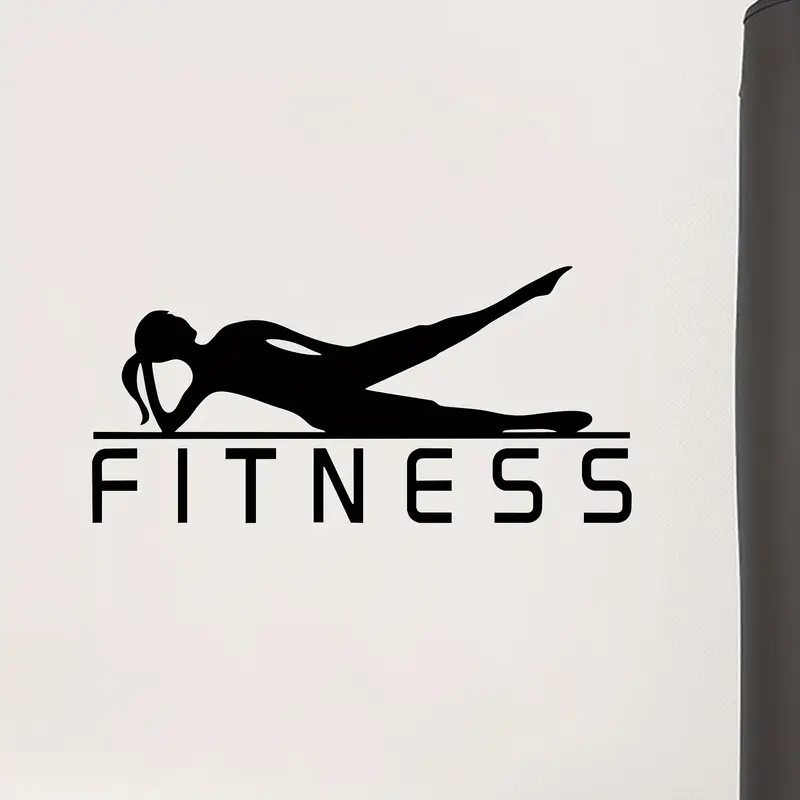 Naklejka winylowa z motywem dz – Yoga Fitness Wallpaper recenzja i cena