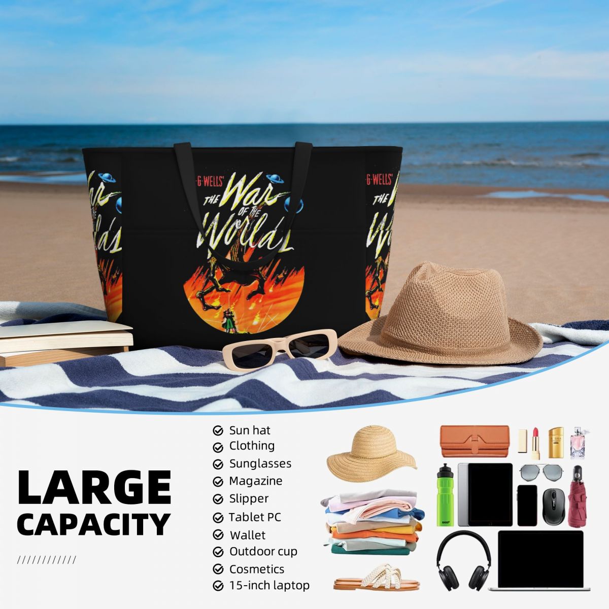 Torba plażowa War Of The World – Yoga Fitness World recenzja i cena