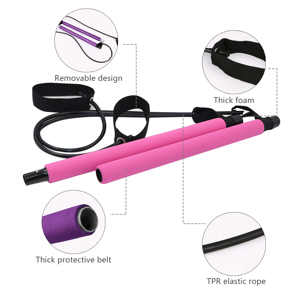Nowy Fitness Pilates joga Bar  – Yoga Fitness Resistance Band recenzja i cena