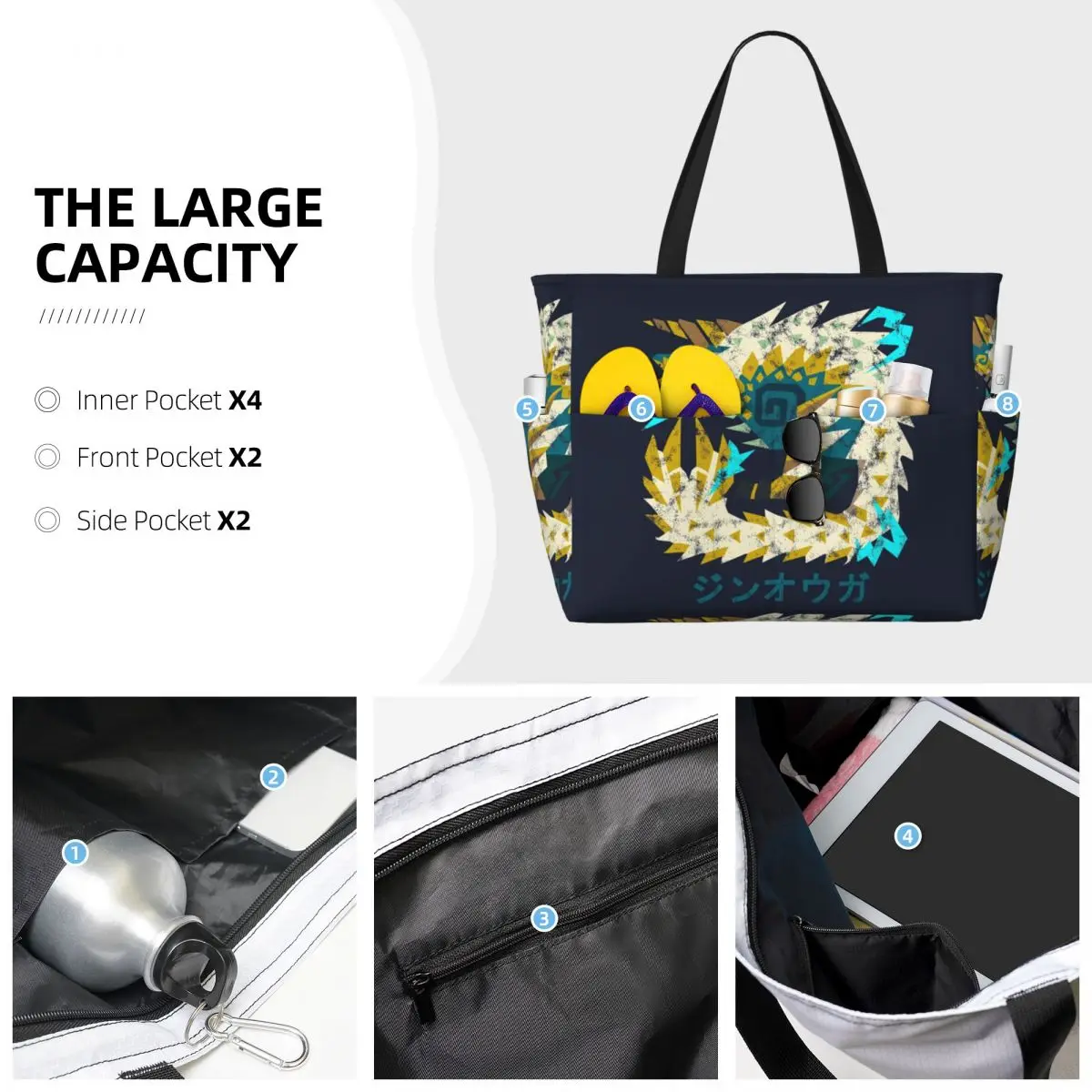 Torba plażowa Monster Hunter W – Yoga Fitness World recenzja i cena