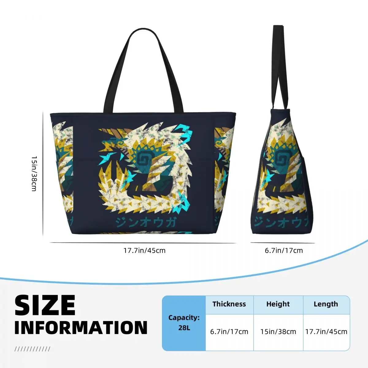 Torba plażowa Monster Hunter W – Yoga Fitness World recenzja i cena