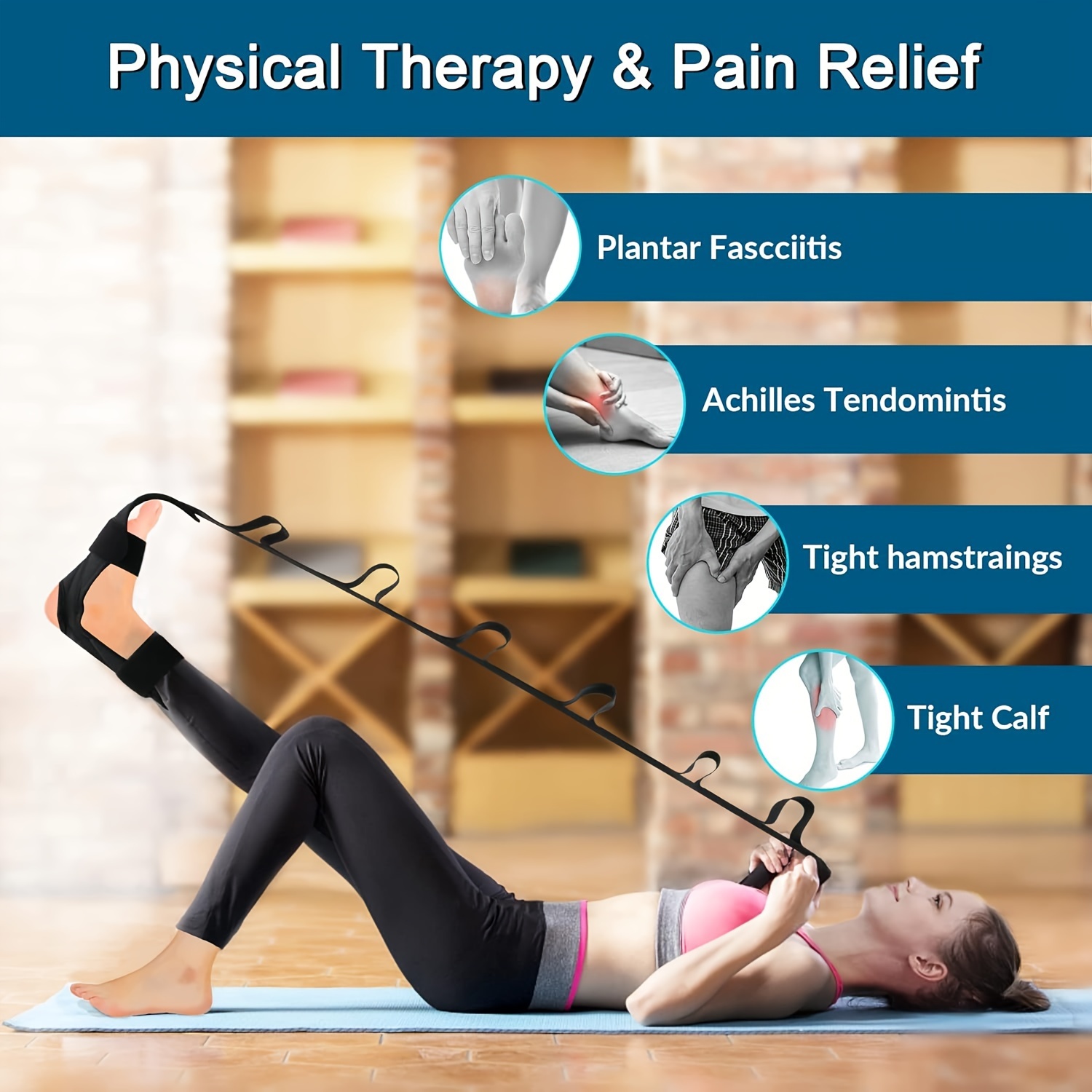 Segmentowany pasek do jogi i r – Stretch Strap Yoga recenzja i cena