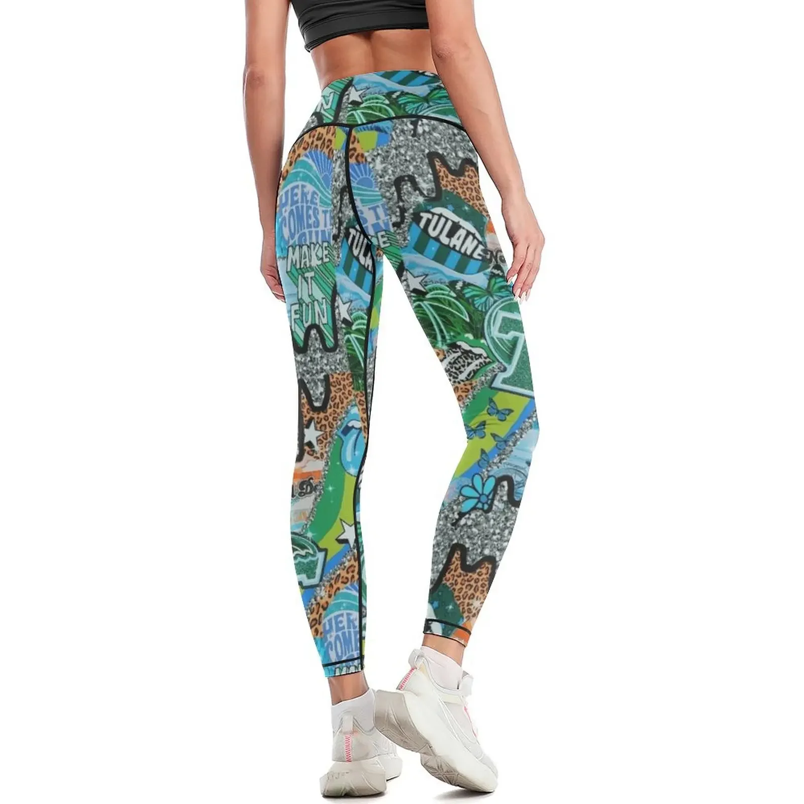 TU WALLPAPER Legginsy Damskie  – Yoga Fitness Wallpaper recenzja i cena