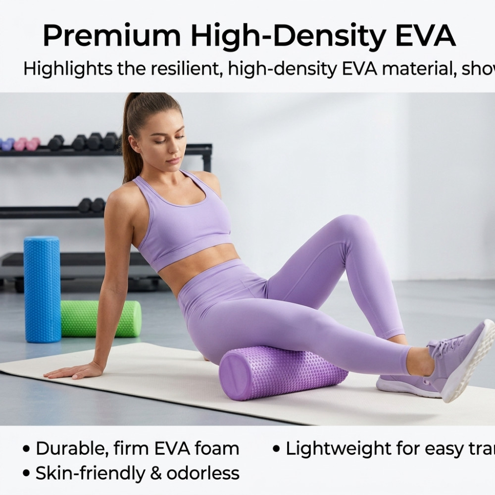 Wałek do jogi z pianki o wysok – Yoga Fitness World recenzja i cena