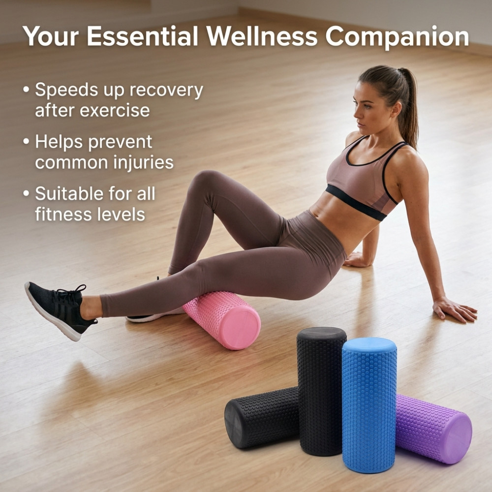 Wałek do jogi z pianki o wysok – Yoga Fitness World recenzja i cena