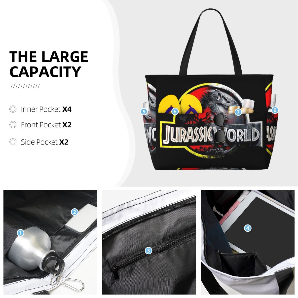 Torba plażowa Jurassic World,  – Yoga Fitness World recenzja i cena