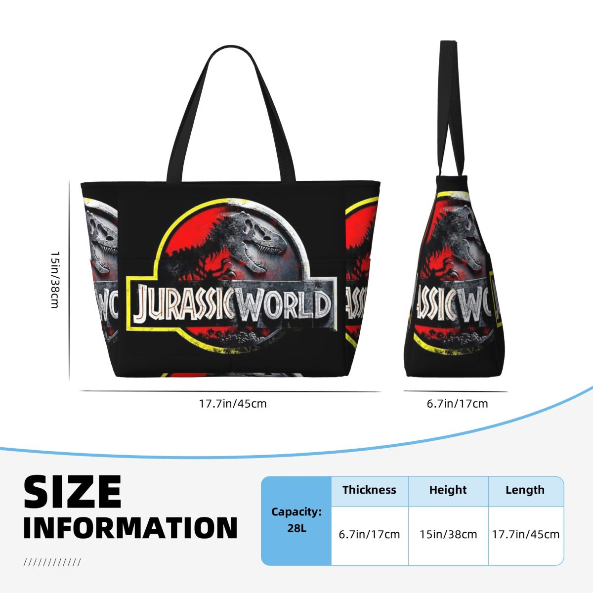 Torba plażowa Jurassic World,  – Yoga Fitness World recenzja i cena