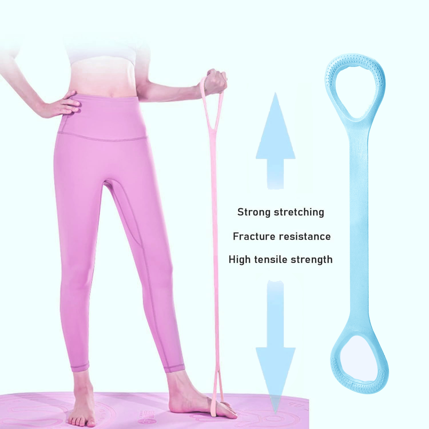 8-tarczowa taśma oporowa do ćw – Yoga Fitness Resistance Band recenzja i cena