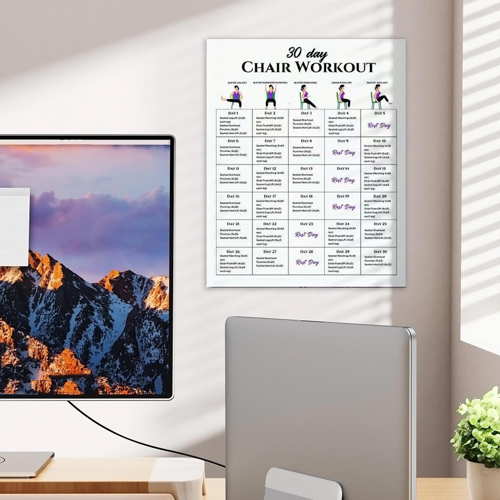 6 szt. Plakatów Fitness Plan Ć – Yoga Fitness Wallpaper recenzja i cena