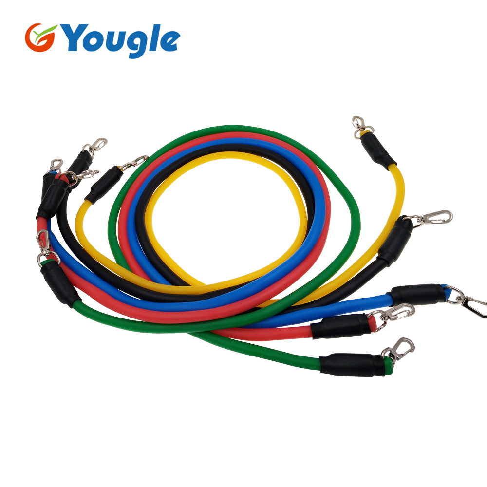 YOUGLE-Taśmy oporowe lateksowe – Yoga Fitness Resistance Band recenzja i cena